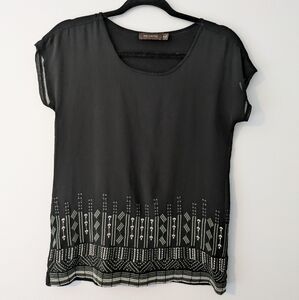 Chic Black Top From The Limited